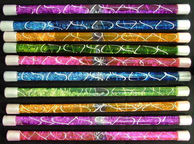 Glitter batons