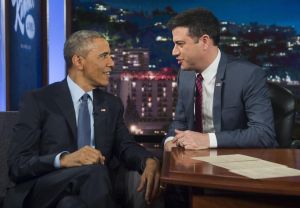 President Barack Obama and Jimmy Kimmel