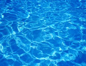 Rippled water in swimming pool, full frame