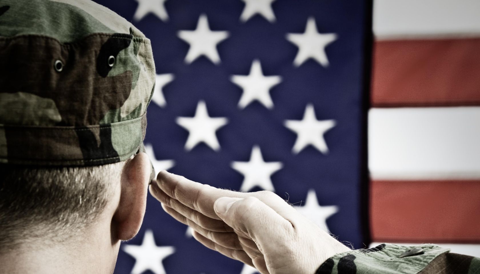 Vintage Military Salute