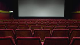 Empty movie theatre