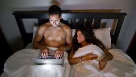 Laptop in Bed