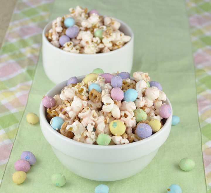 Salted Caramel Easter Popcorn