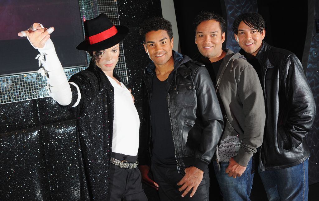 3T Visit Michael Jackson's Waxwork At Madame Tussauds