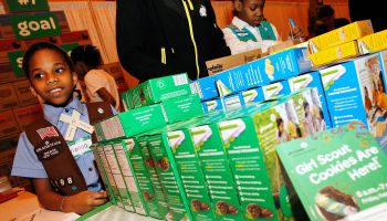 Girl Scouts Kicks Off National Girl Scout Cookie Weekend At Grand Central Terminal