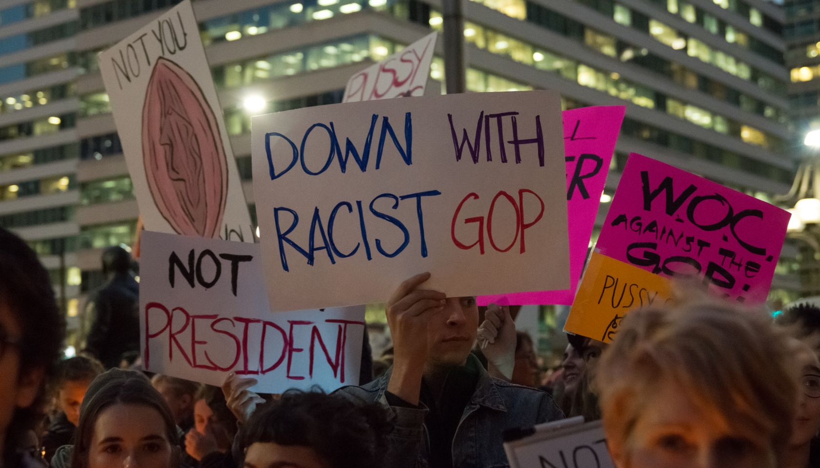Two days after the U.S. Presidential election, demonstrators...