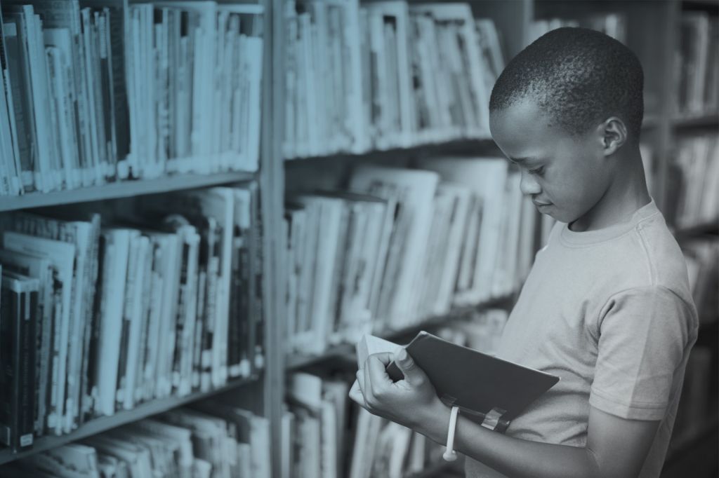 Child In Library