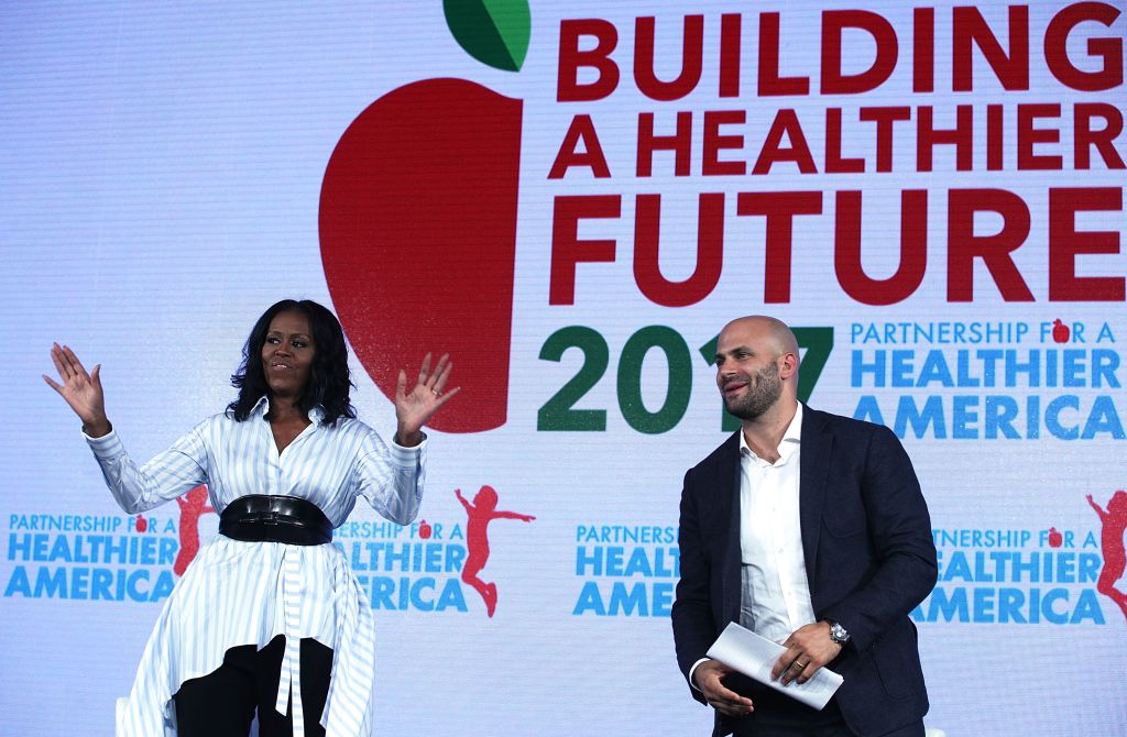 Former First Lady Michelle Obama Speaks At The Partnership for a Healthier America Summit