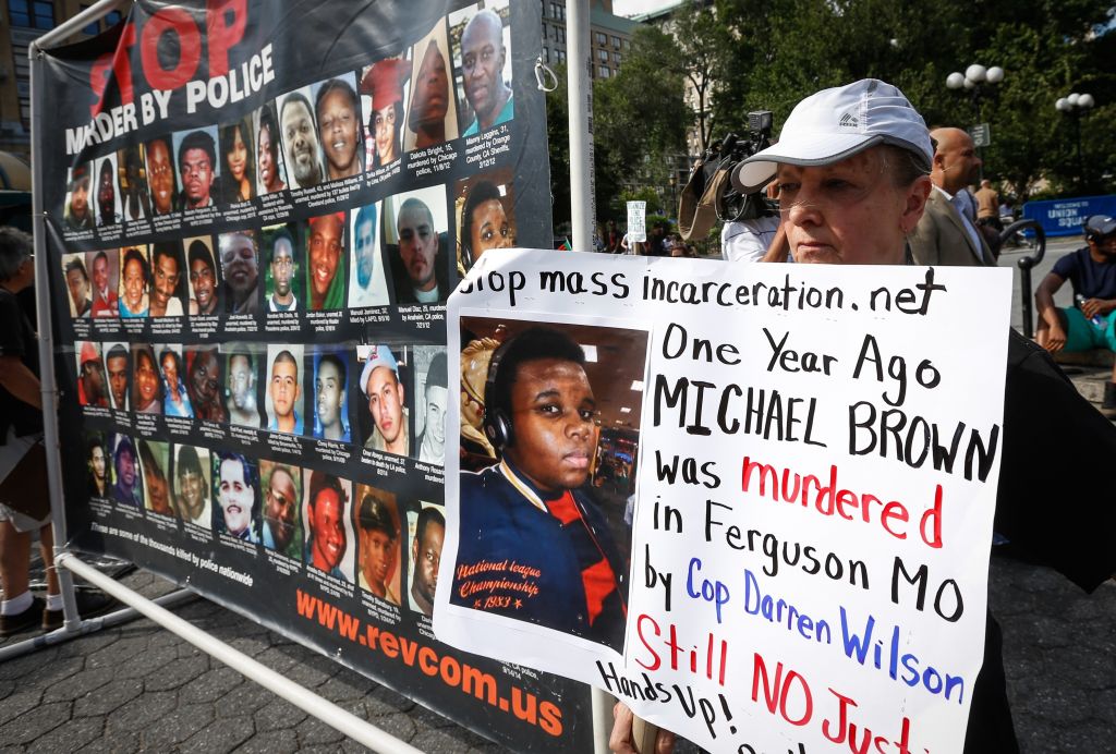 Ferguson On One Year Anniversary Of Michael Brown's Death