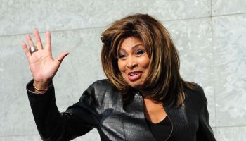 US singer Tina Turner poses prior the Em