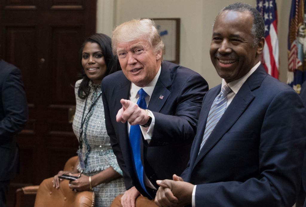President Trump Holds Meeting Honoring Black History Month