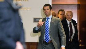 Senate Intelligence Committee Interviews Donald Trump Jr. In Russia Investigation On Capitol Hill