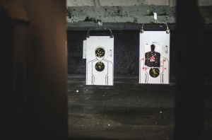 Targets at Gun Shooting Range