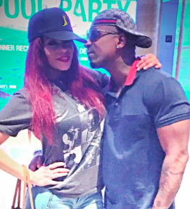 Faith Evans and Stevie J