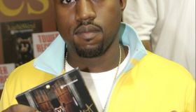 Kanye West Signs His Album Late Registration at Tower Records in New York City - August 30, 2005