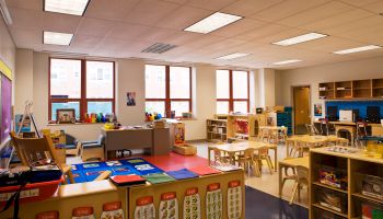 Classroom at Baychester Academy, Bronx, New York