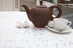 The Proof is in the Pouring: Experts crack the problem of the chocolate teapot!
