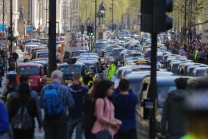 United Cabbies Group Protest in Whitehall