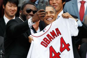 Obama Welcomes World Series Champions Boston Red Sox To The White House