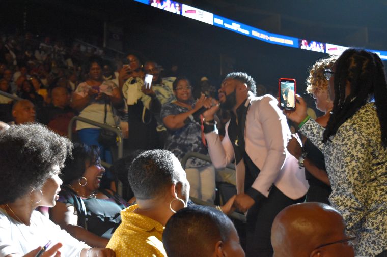 Raheem Devaughn at the One More Time Experience Columbus