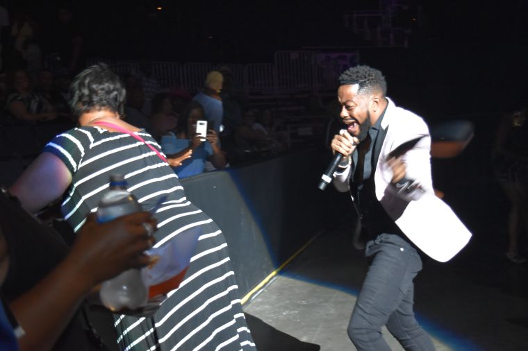 Raheem Devaughn at the One More Time Experience Columbus