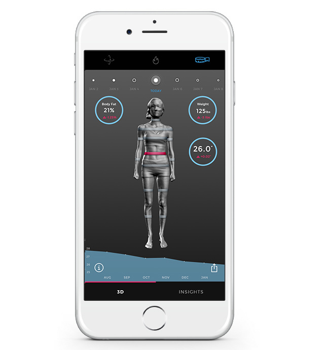 High-Tech Mirror With 3D Technology Keeps Track Of Your Fitness In Real-Time