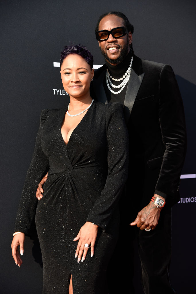 2 Chainz and wife Kesha Ward