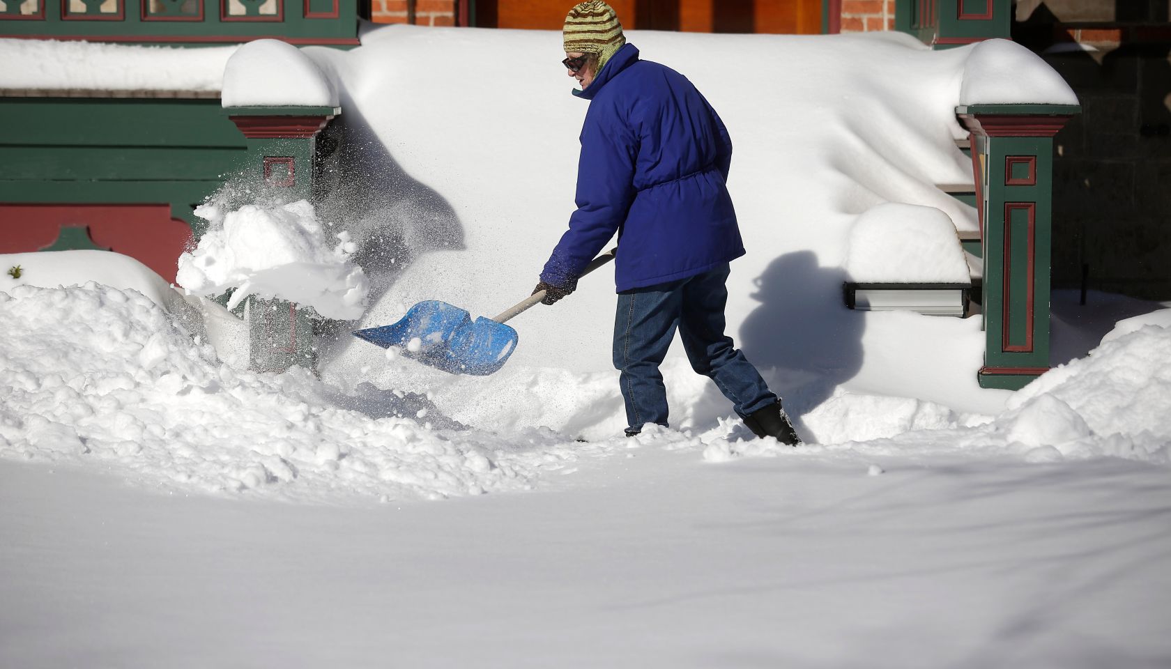 Detroit Area Walloped With Over A Foot Of Snow From Latest Winter Storm