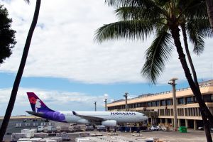 Airliners, Honolulu International Airport, Hawaii