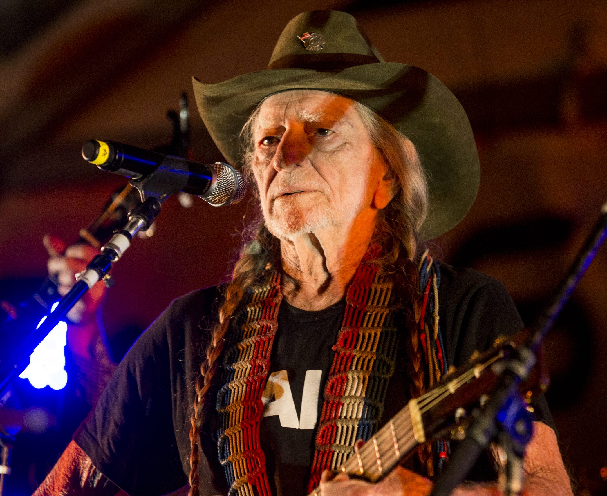 Willie Nelson performs at Ray Benson's Birthday Bash