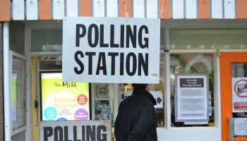 Polling Station in Walthamstow, London