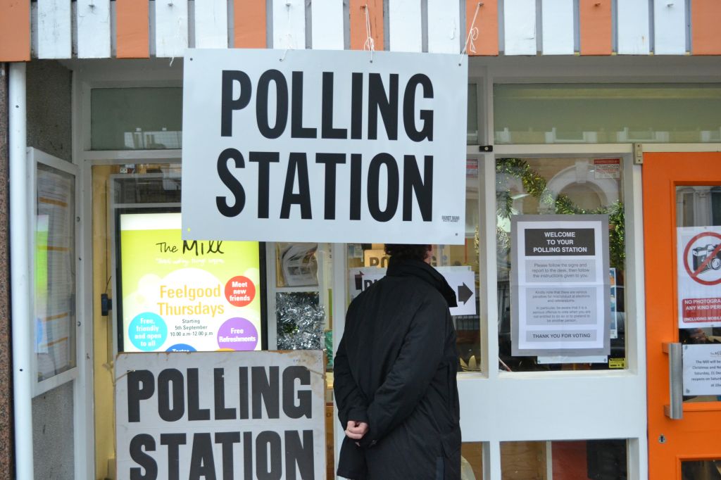 Polling Station in Walthamstow, London