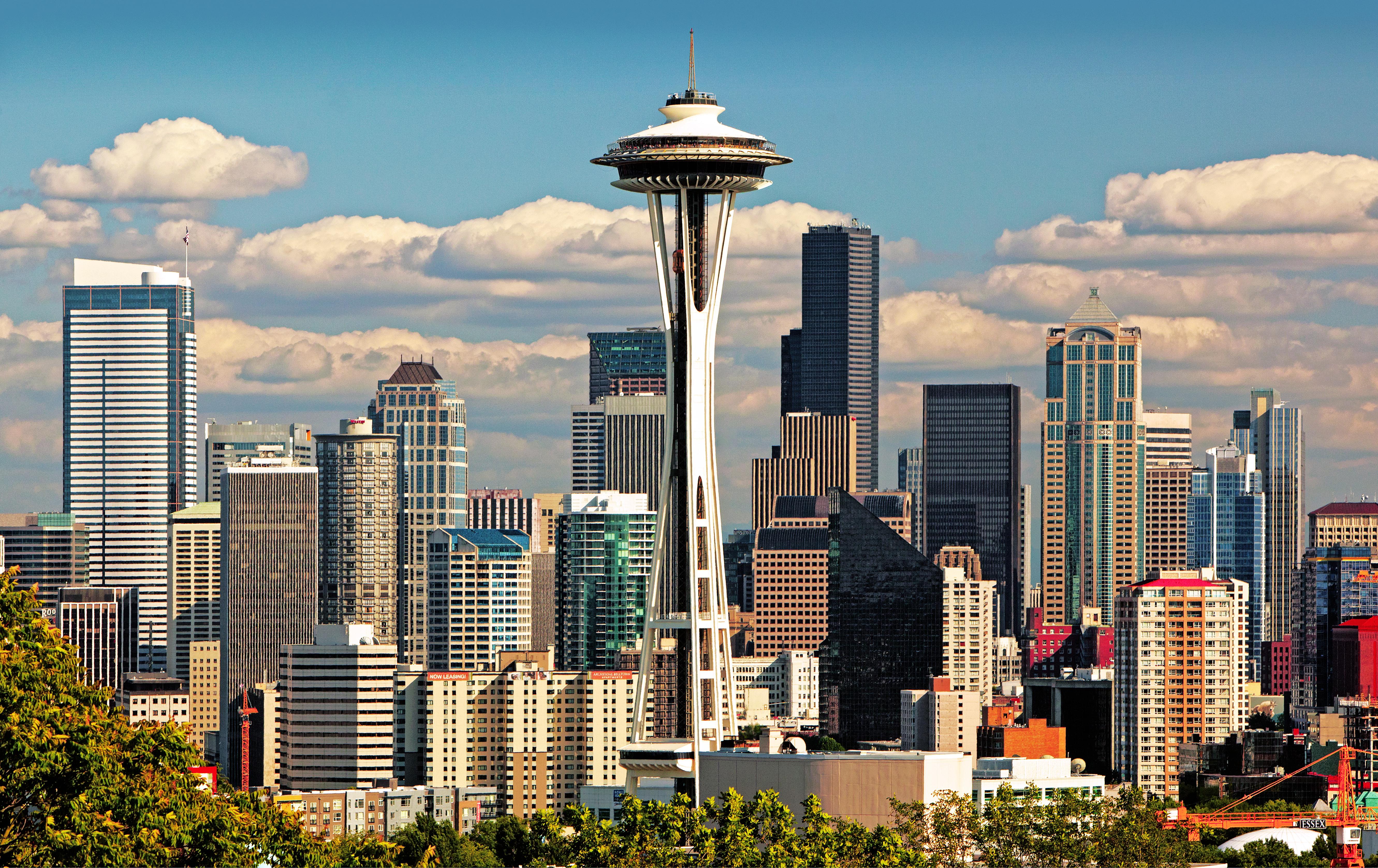 Space Needle and downtown Seattle