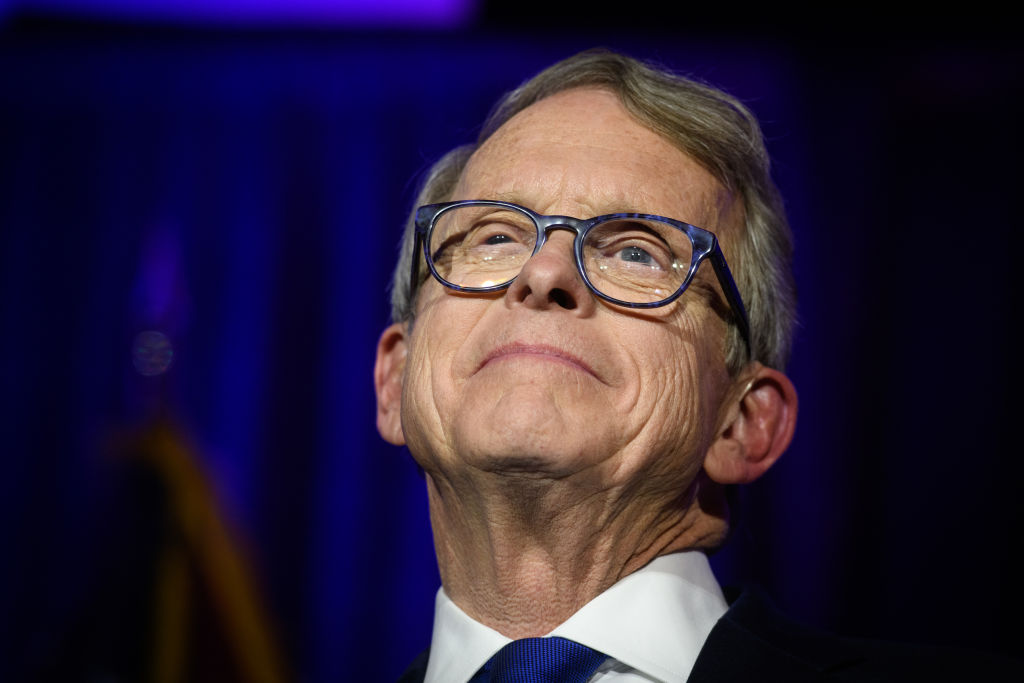 Ohio GOP Gubernatorial Candidate Mike DeWine Attends Election Night In Columbus