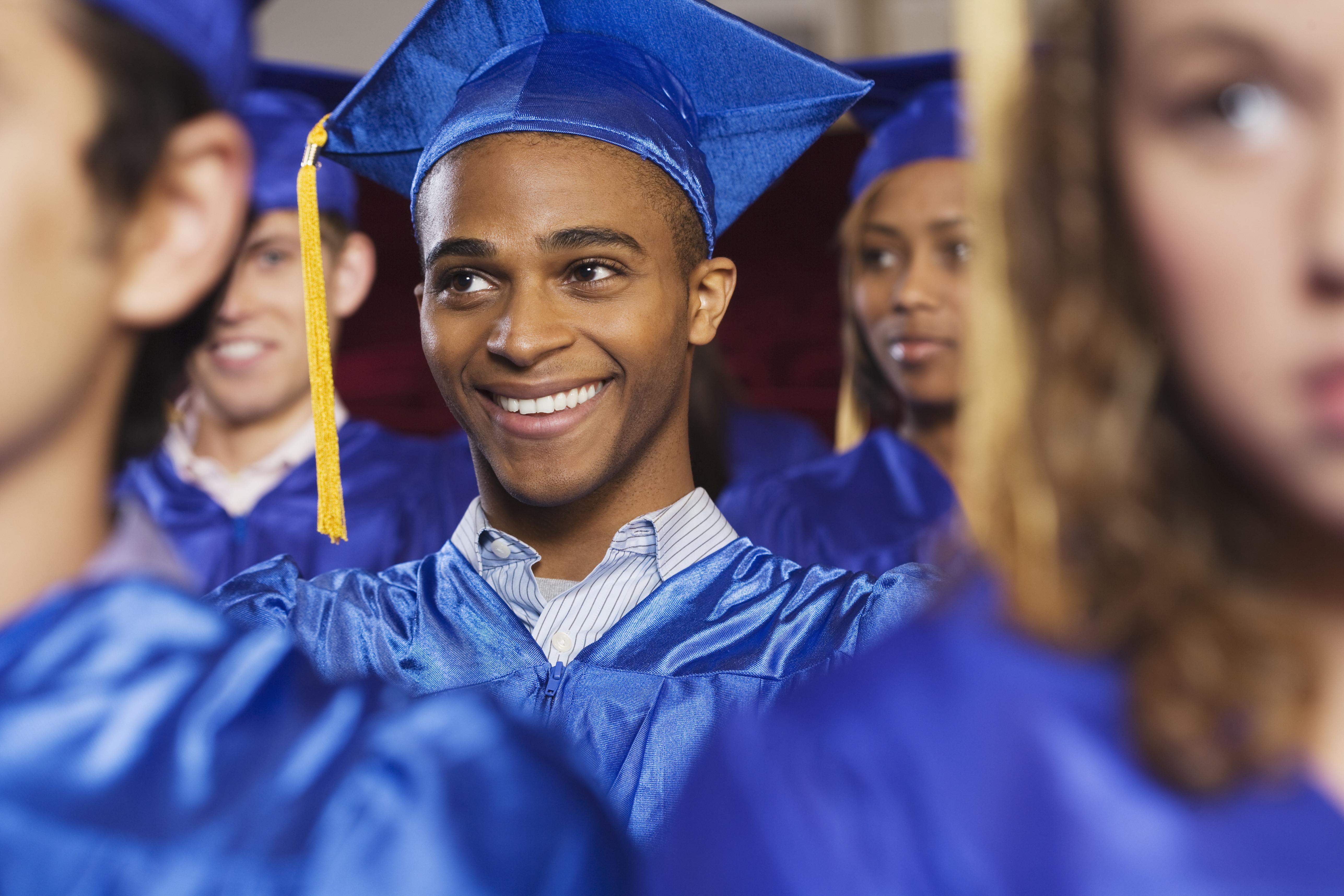 College Students in Graduation