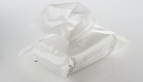 Packet of face wipes