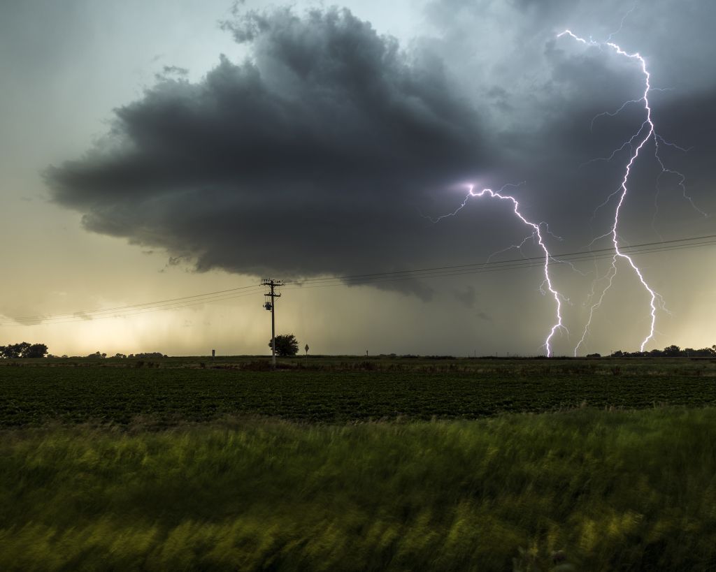 Stunning super storms in Nebraska USA