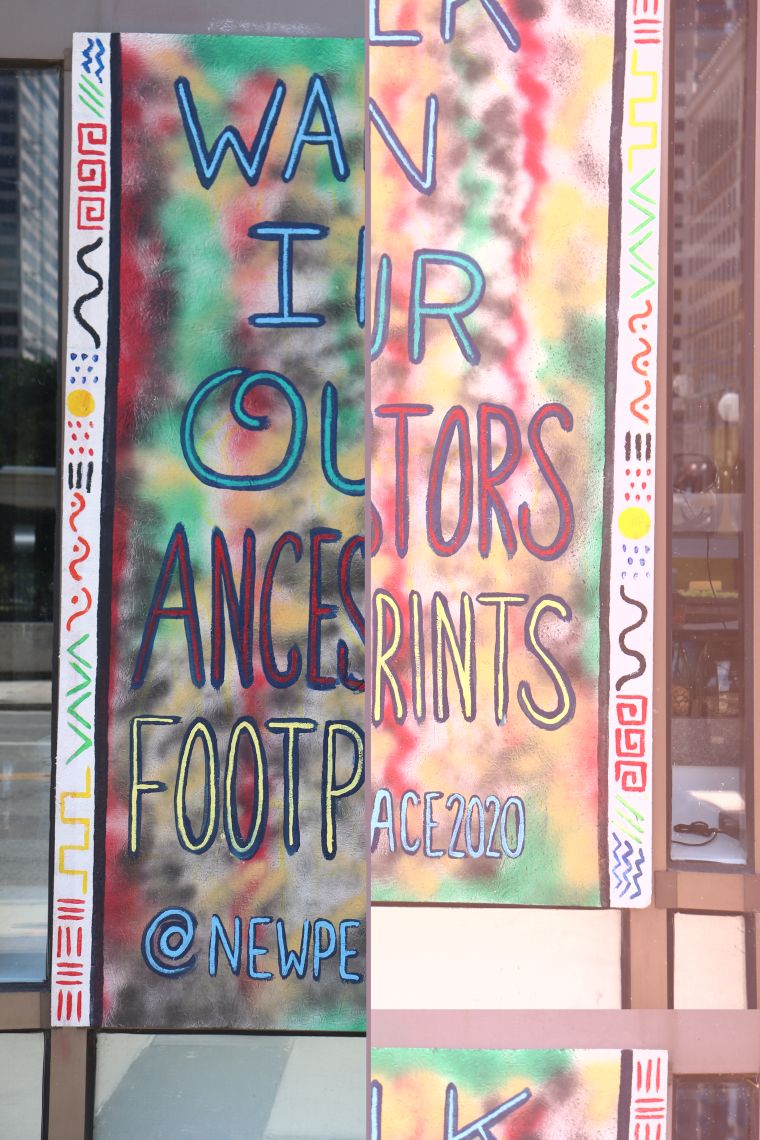 Columbus Protest Art for George Floyd and Black Lives Matter