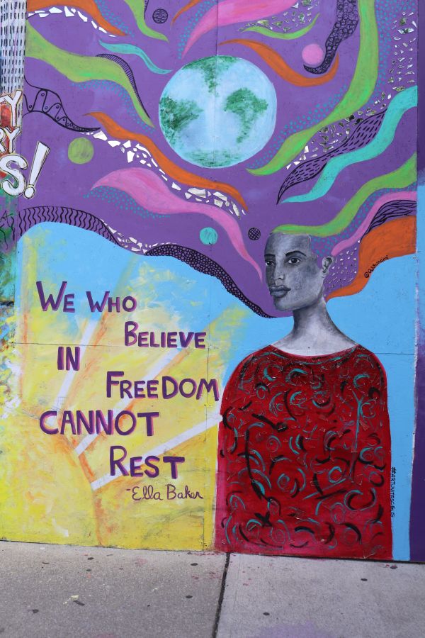 Columbus Protest Art for George Floyd
