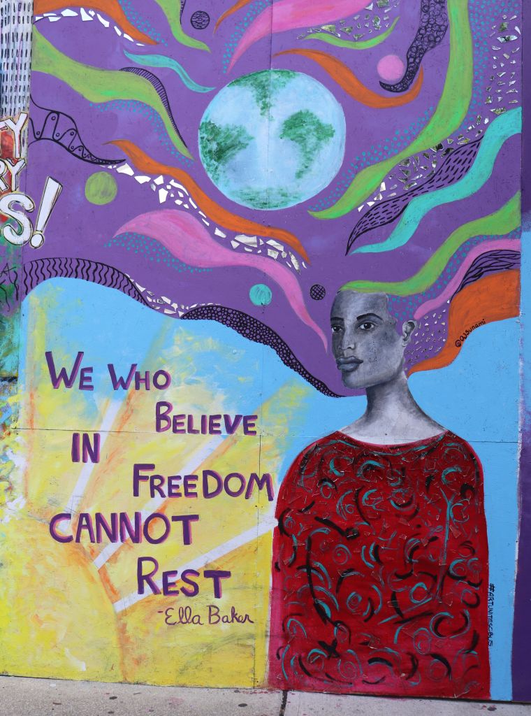 ColuColumbus Protest Art for George Floyd and Black Lives Mattermbus Protest Art for George Floyd