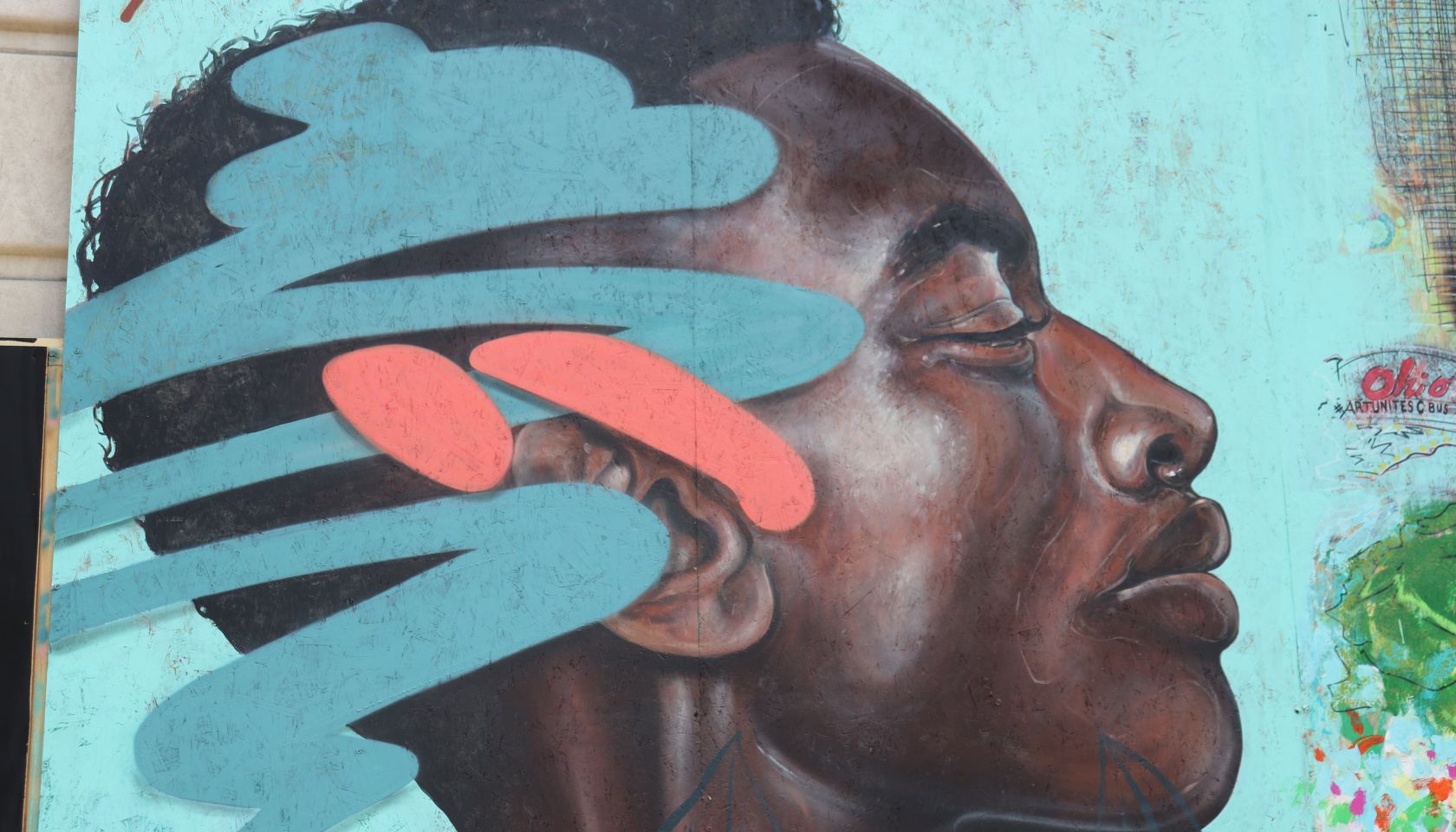 Columbus Protest Art for George Floyd