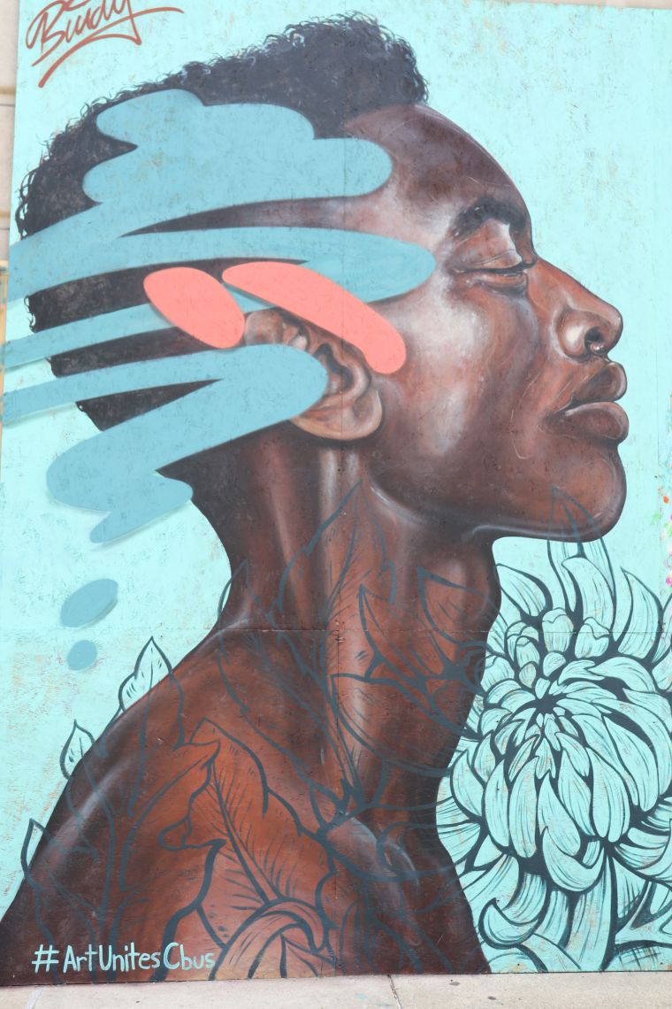 Columbus Protest Art for George Floyd and Black Lives Matter