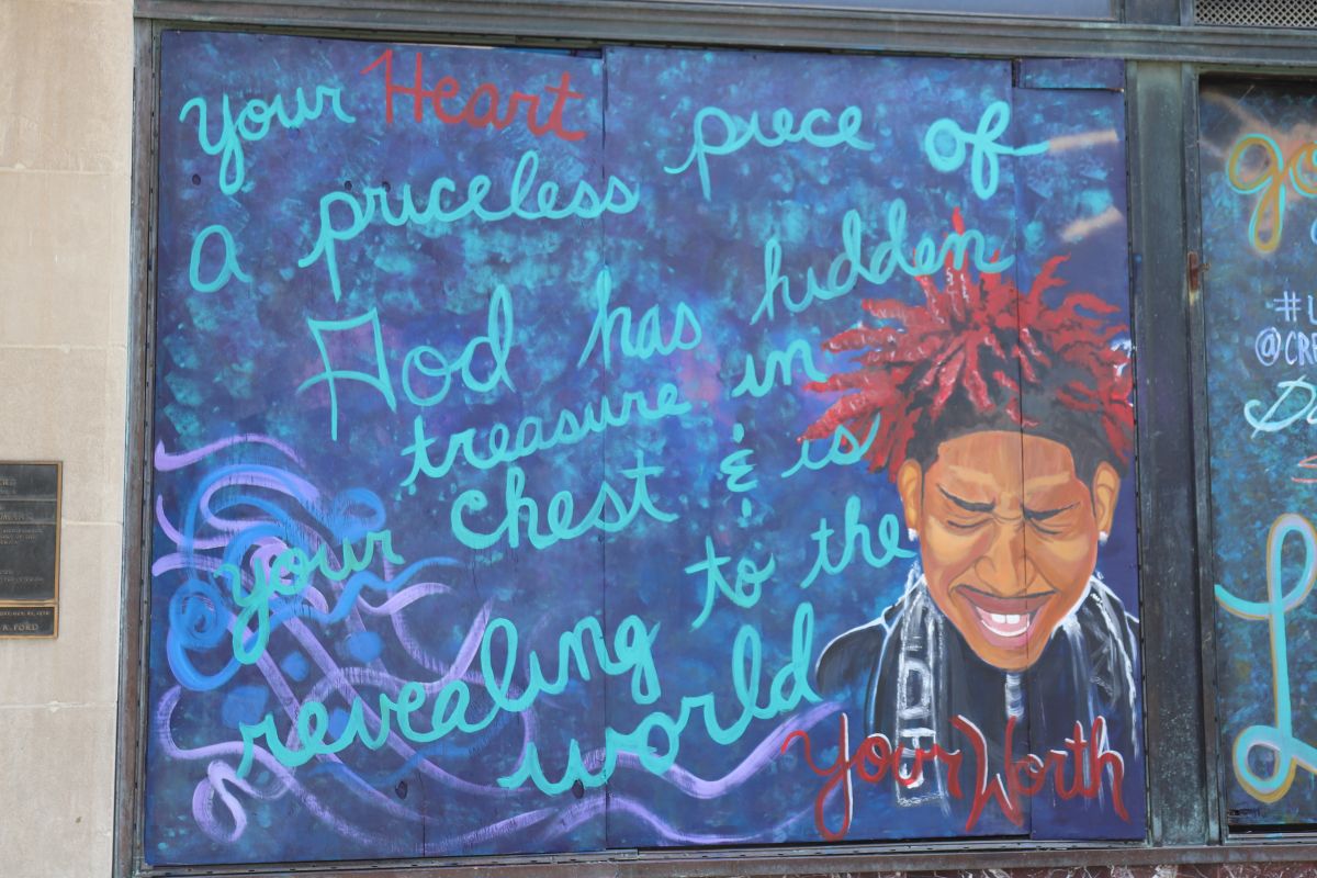 Columbus Protest Art for George Floyd