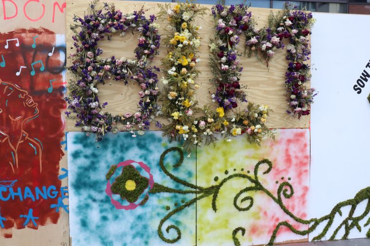 Columbus Protest Art for George Floyd and Black Lives Matter