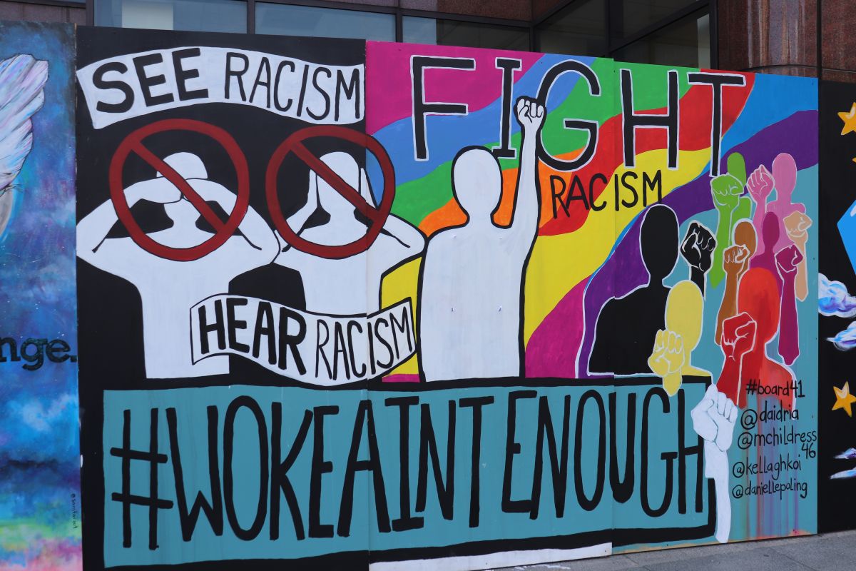 Columbus Protest Art for George Floyd