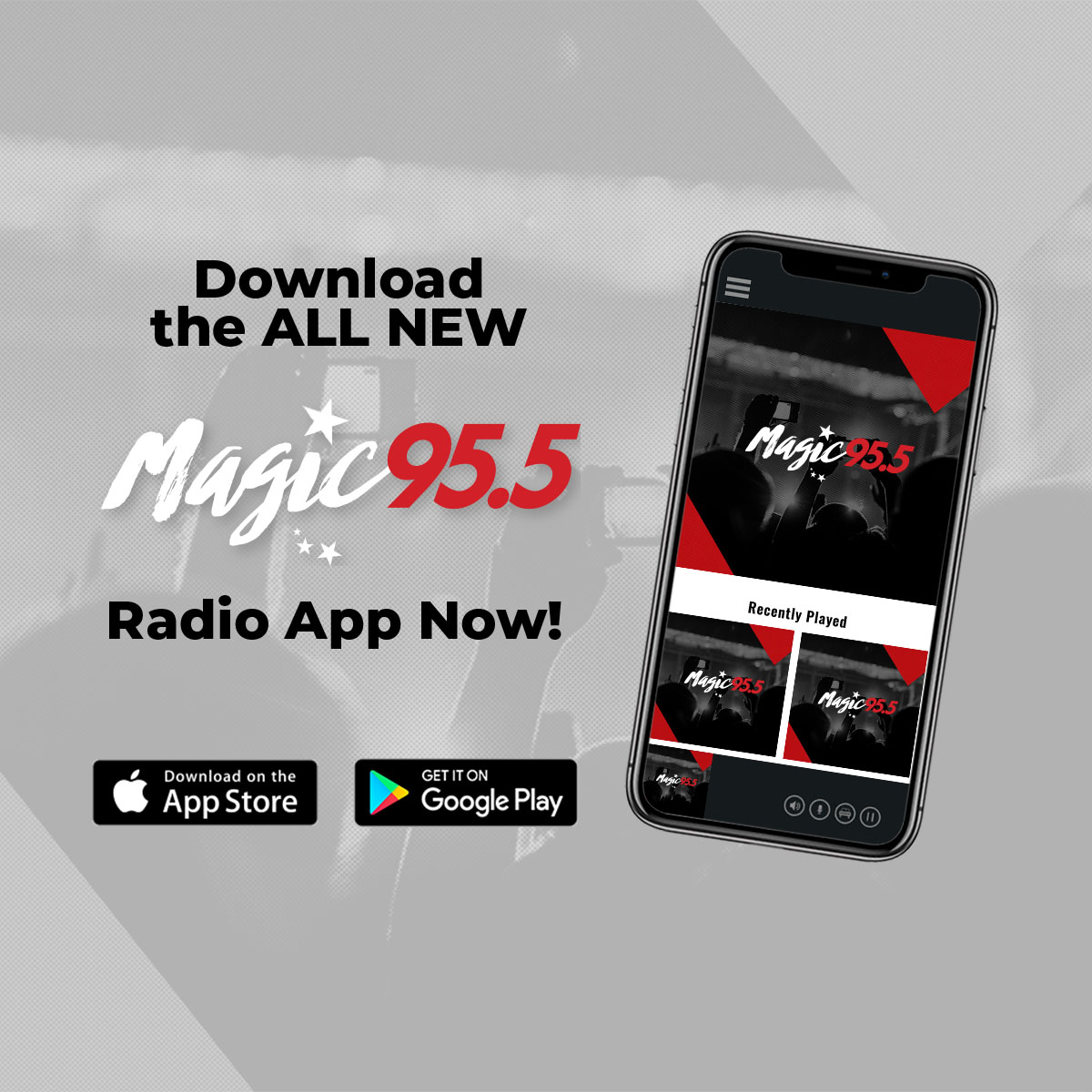 WXMG Mobile App Graphics (7/2020)