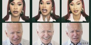 Cardi B Joe Biden ELLE Magazine