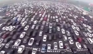 Traffic Jam In China