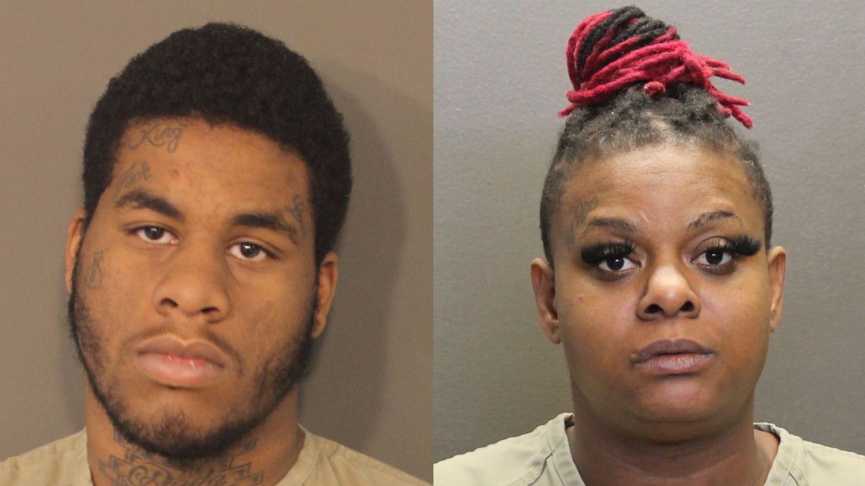 Mug shots of Jerrell Smoot and Suriedia Florida-Hinds