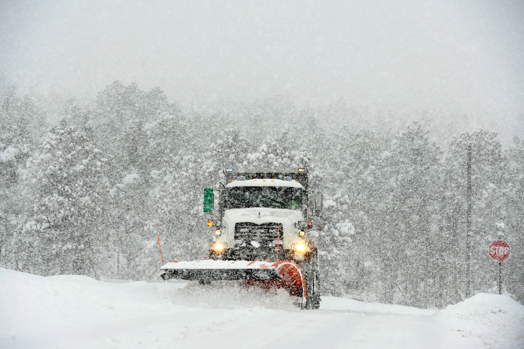 Snow blankets Colorado